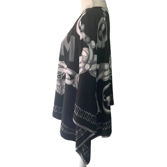 California Caftans Womens Tunic Black One Size Pure Silk Alexander McQueen USA - Picture 3 of 13